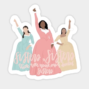 Schuyler Sisters Sticker